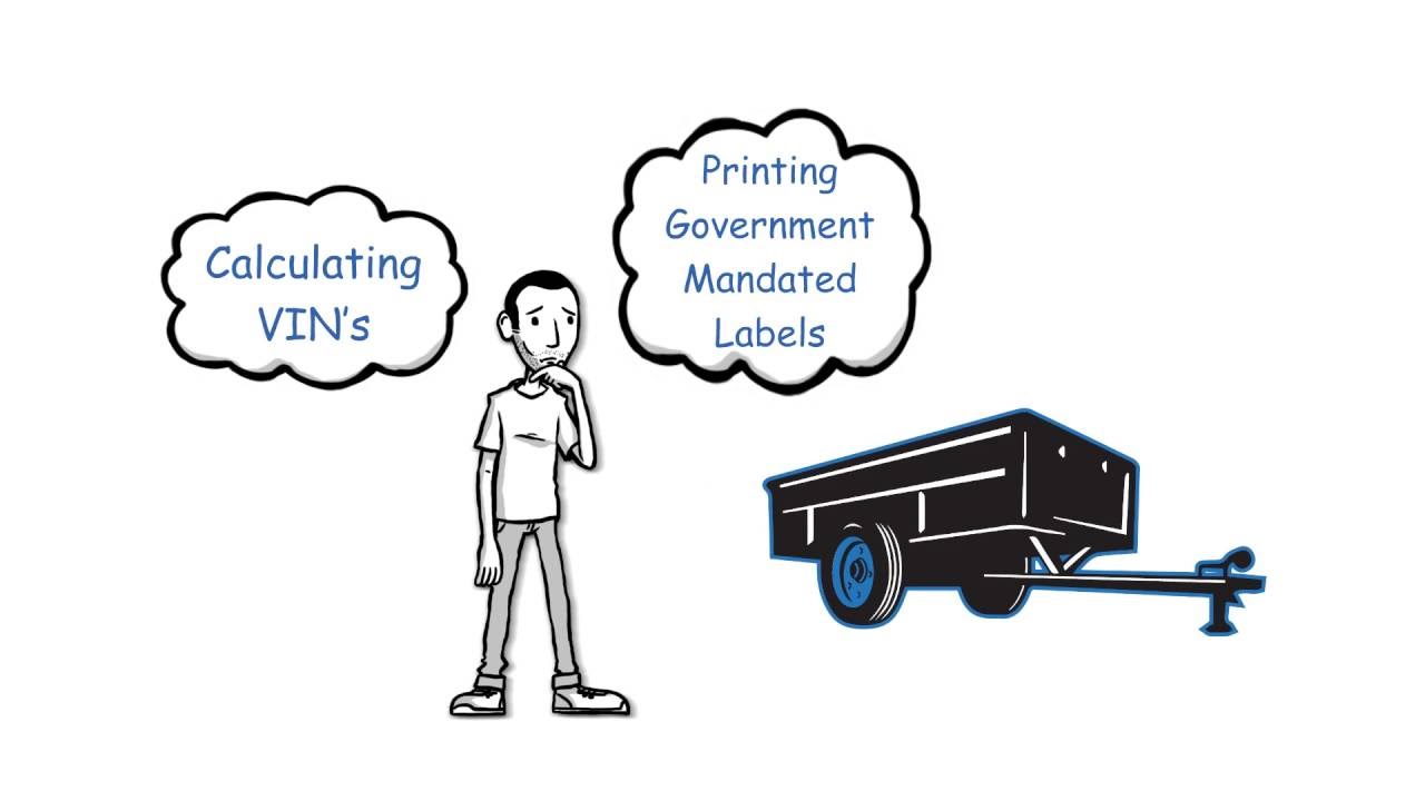 FedCert Suite VIN Calculation and Label Printing Software for Trailers