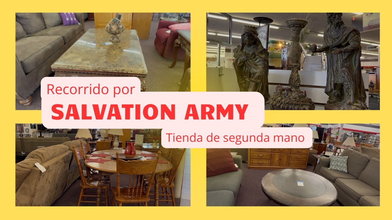 Recorrido por SALVATION ARMY tienda de segunda mano en USA (Thrift Store )