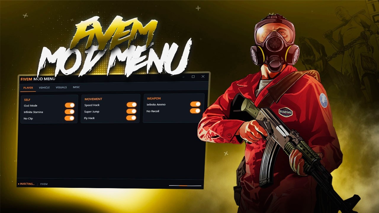 FiveM Free Mod Menu  - Undetected Hack, Aimbot, Money Cheat & Bypass