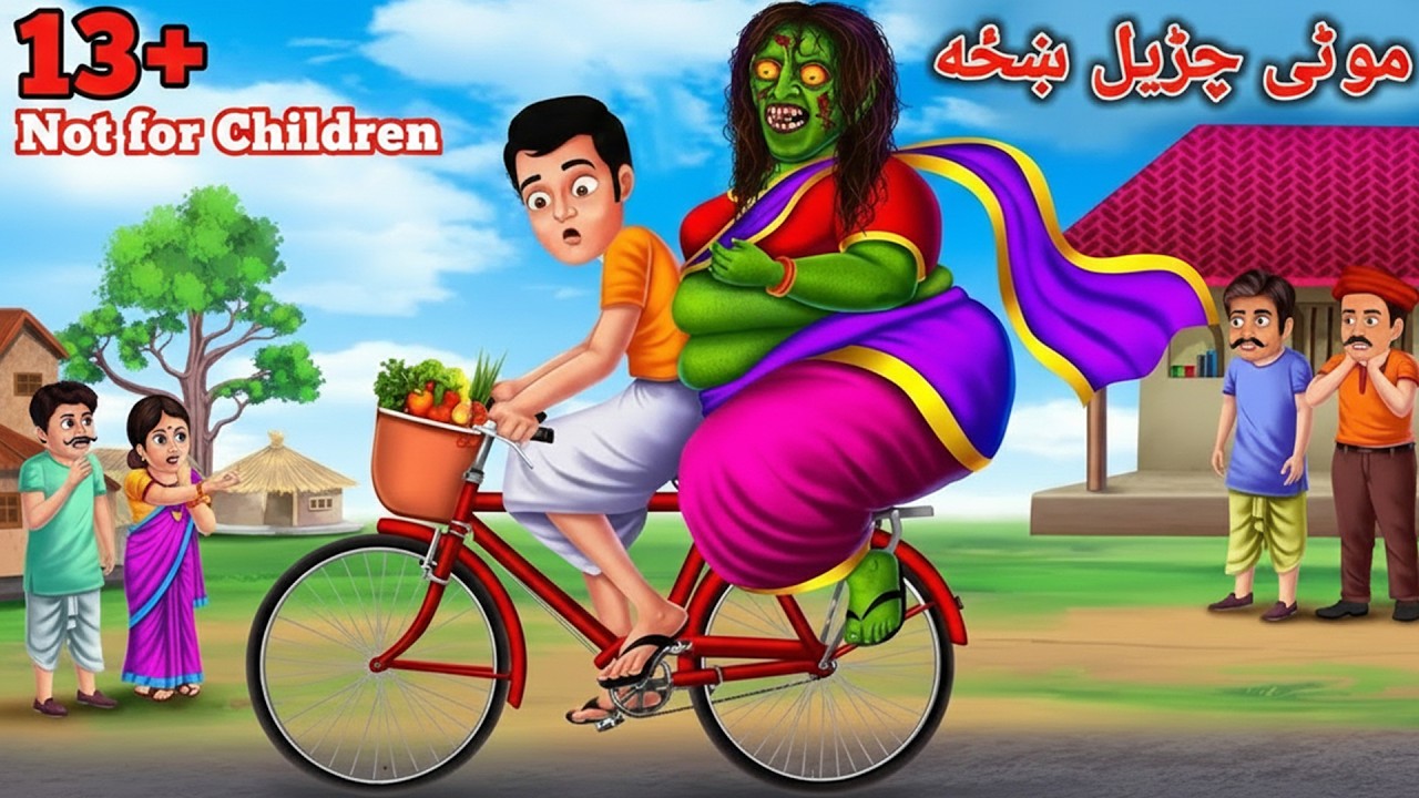 Fat Witch Wife | موٹی چڑیل ښځه | Pashto Cartoon | Pashto Bedtime Stories | Pashto Cartoon Kahani