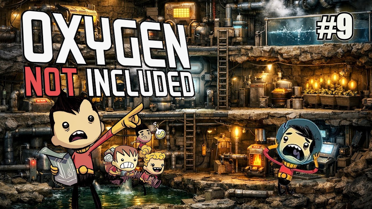 ВОРОНКА ШУГИ, ПОПРОБУЕМ ПЕРЕРАБОТАТЬ НЕФТЬ OXYGEN NOT INCLUDED. №9