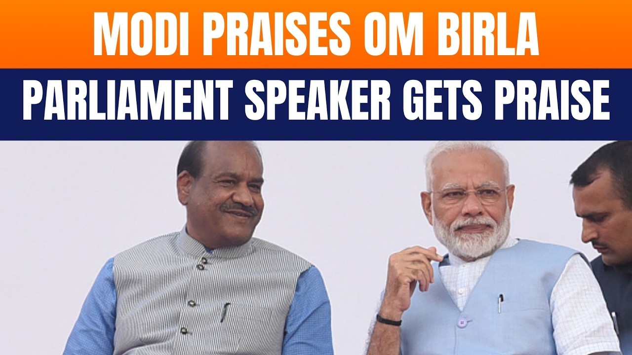 PM Modi Praises Om Birla, Says He Handles Parliament Tough Moments Well