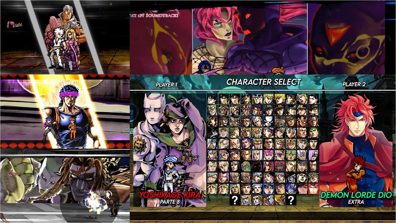 Jojo's Bizarre Adventure Mugen V7 All Ultimate Moves