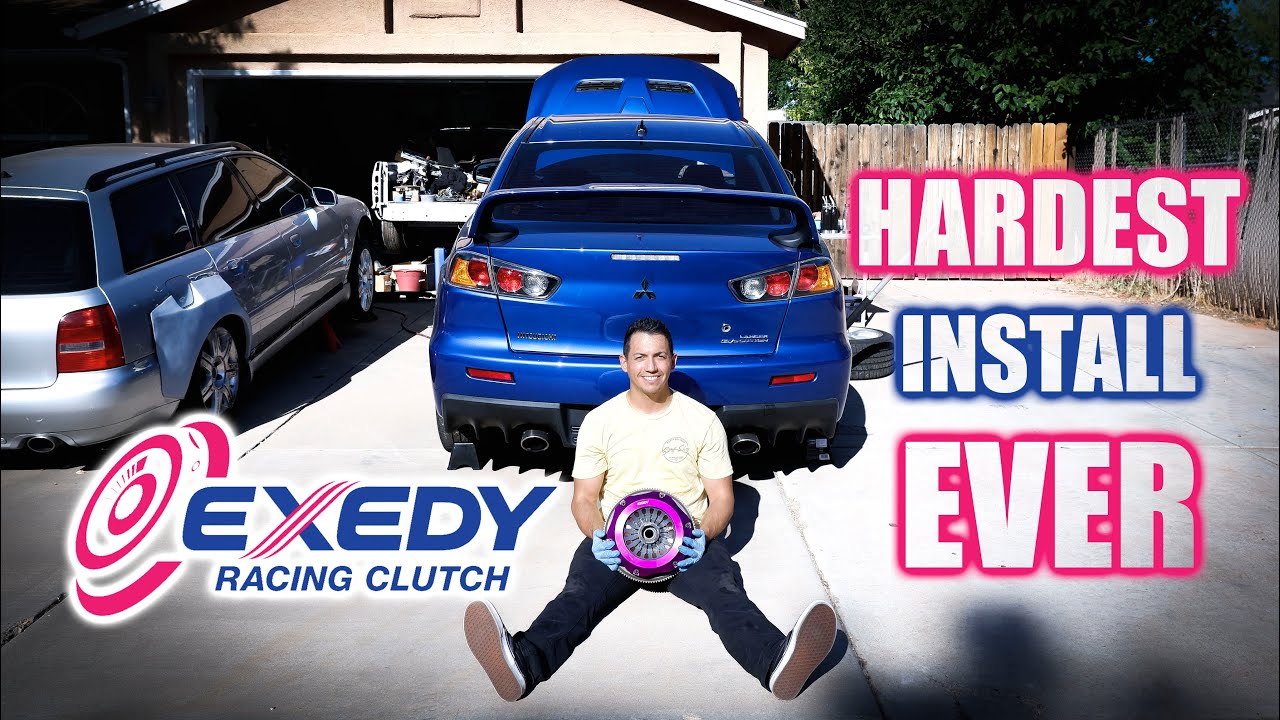 EXEDY RACING CLUTCH INSTALL FOR EVO X