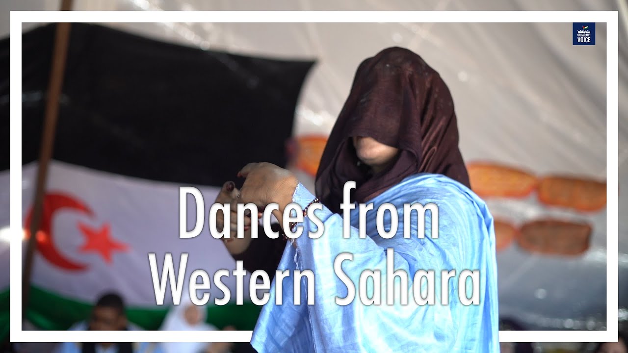 A special Saharawi dance in a Saharawi Khaima