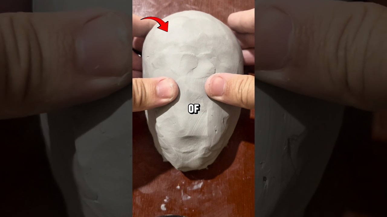 Пошаговое объяснение техники лепки из камня 👐🏻🗿🤯