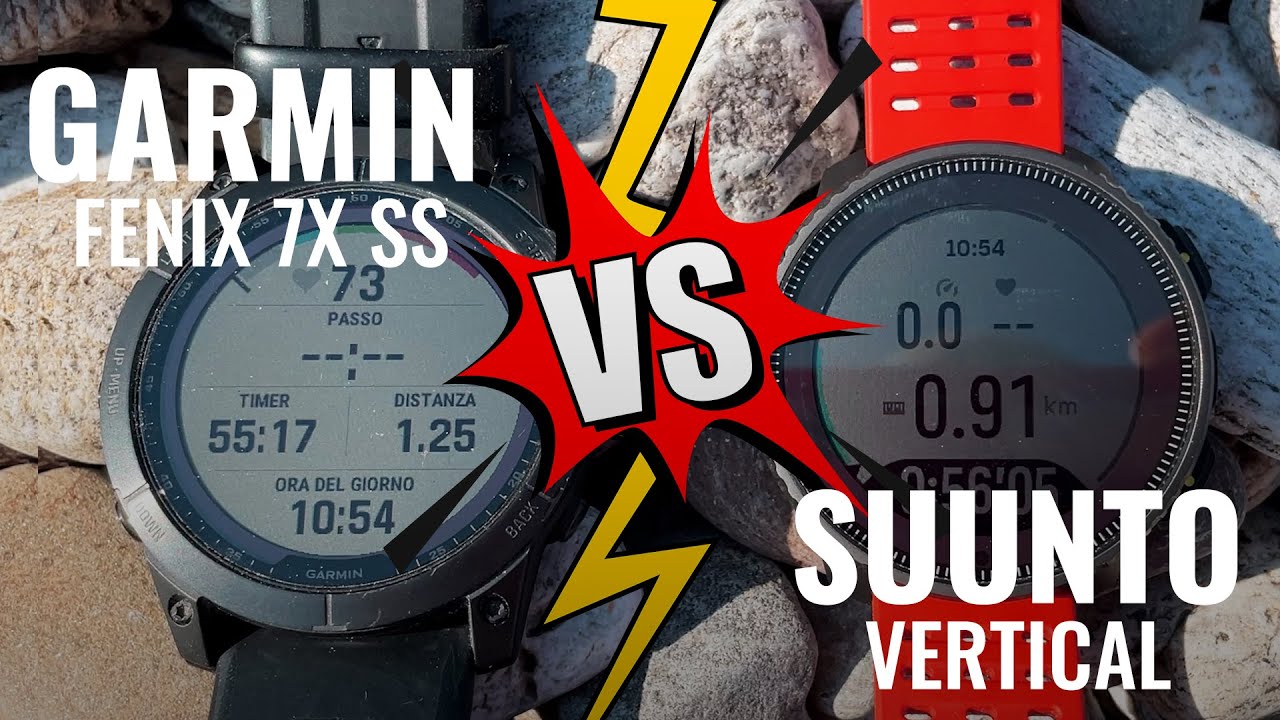 Suunto Vertical VS Garmin Fenix 7X Solar Sapphire