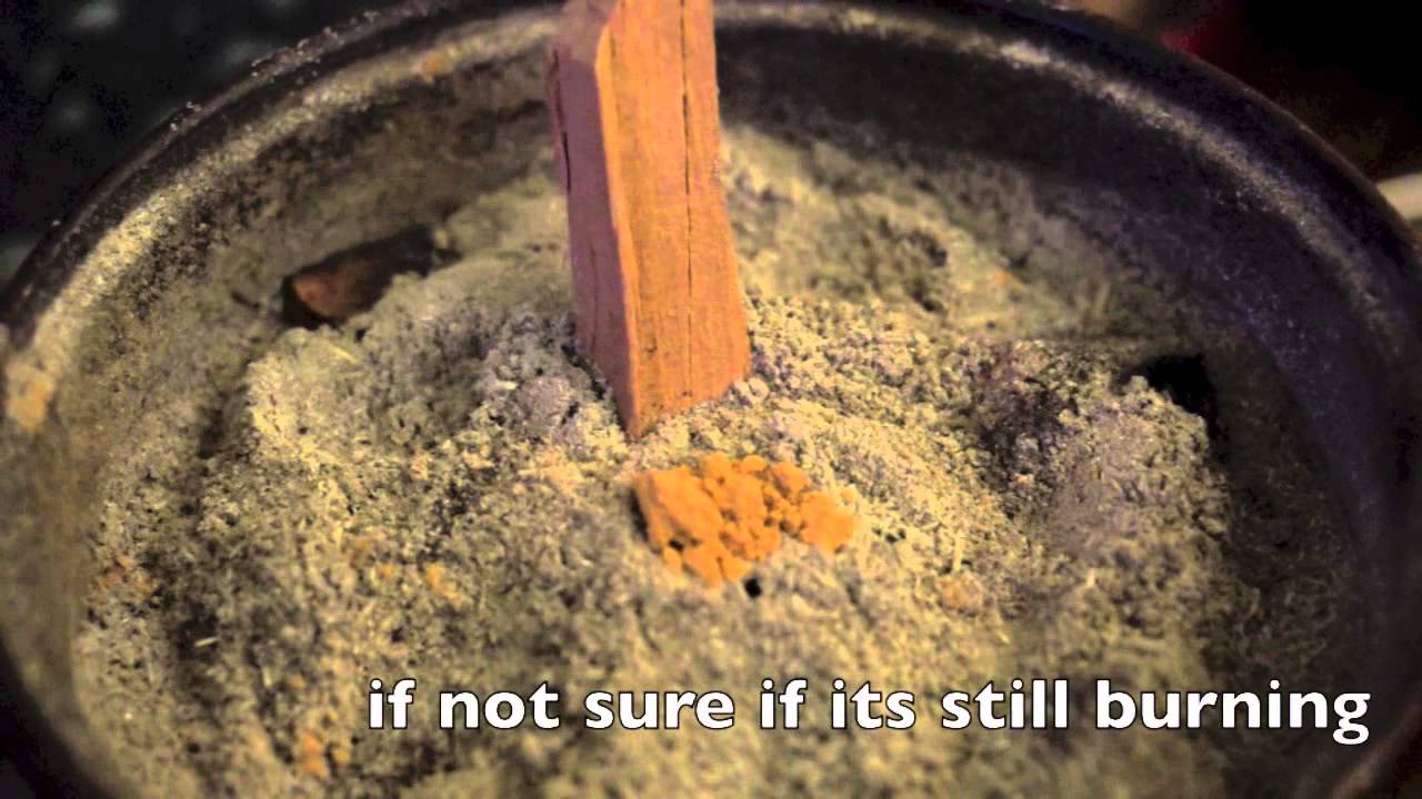 Sandalwood burning method 2