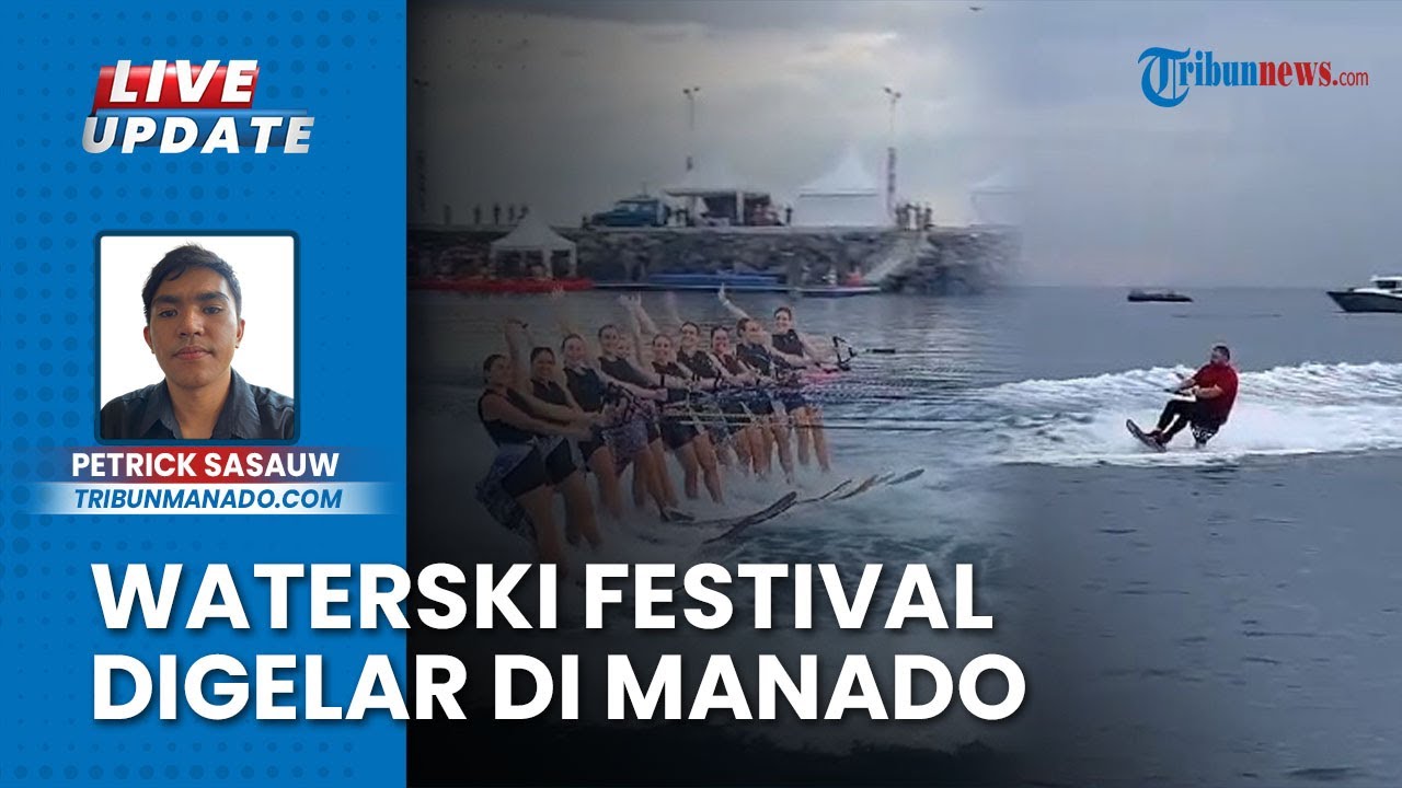 20 Atlet Profesional Ramaikan North Sulawesi Waterski Festival 2024 di Pantai Kawasan Megamas Manado
