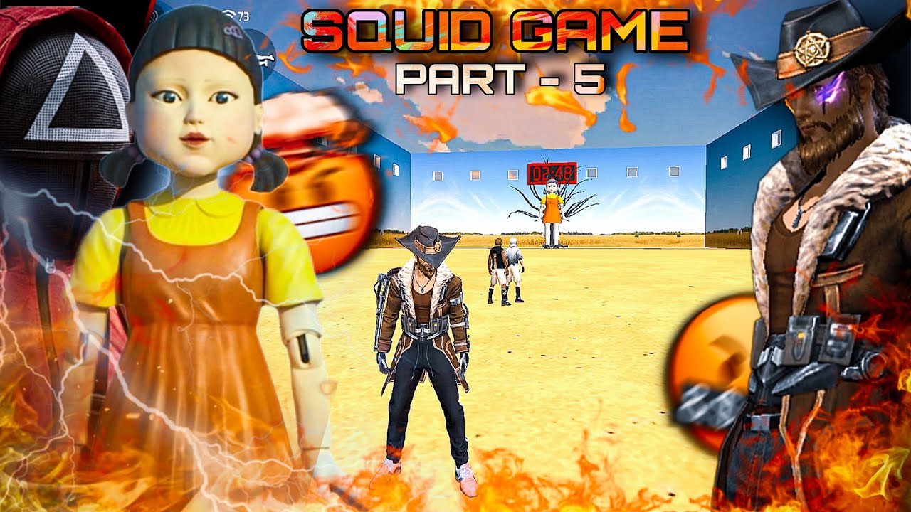 SQUID GAME CHALLANGE PART - 5 | GARENA FREE FIRE MAX 😱