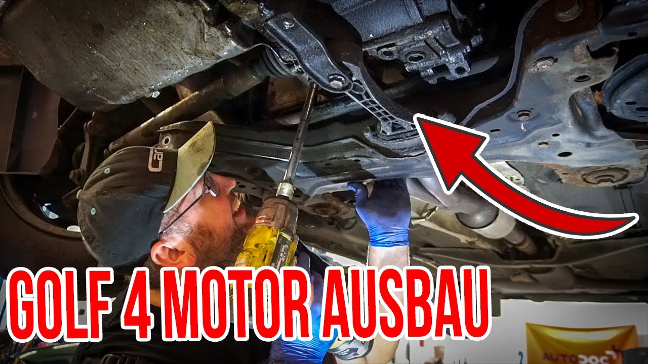 Golf 4 1.6 SR ( Schlachter ) Motor Ausbau