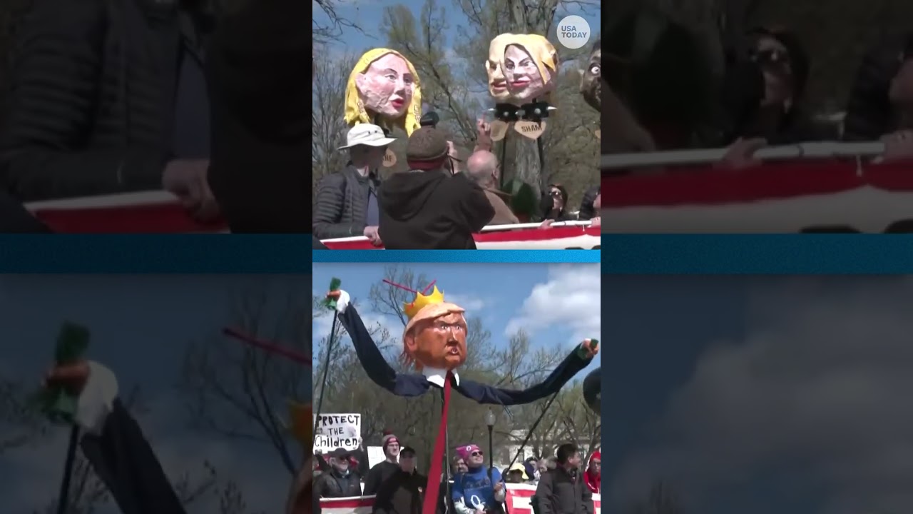 Участники протестов 