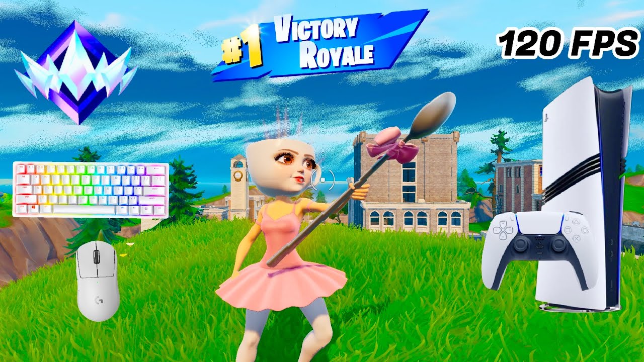 Fortnite Unreal Ranked Reload On PS5 Pro | Keyboard & Mouse Gameplay | 120 FPS | 4K