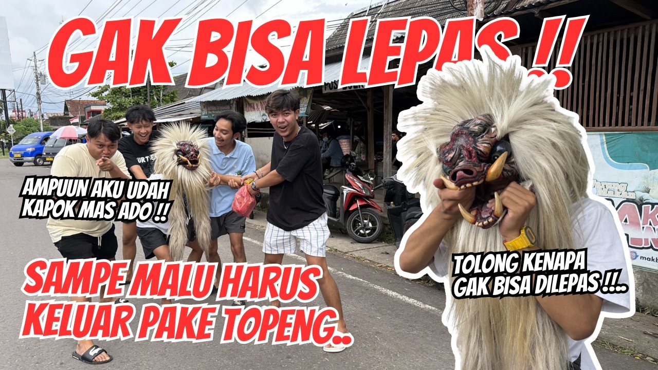 GAWAT !! Setelah dipakai topeng ini gak bisa dilepas !!