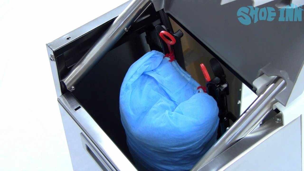 Automatic Shoe Cover Dispenser:  Shoe Inn Stay Loading (step by step)
