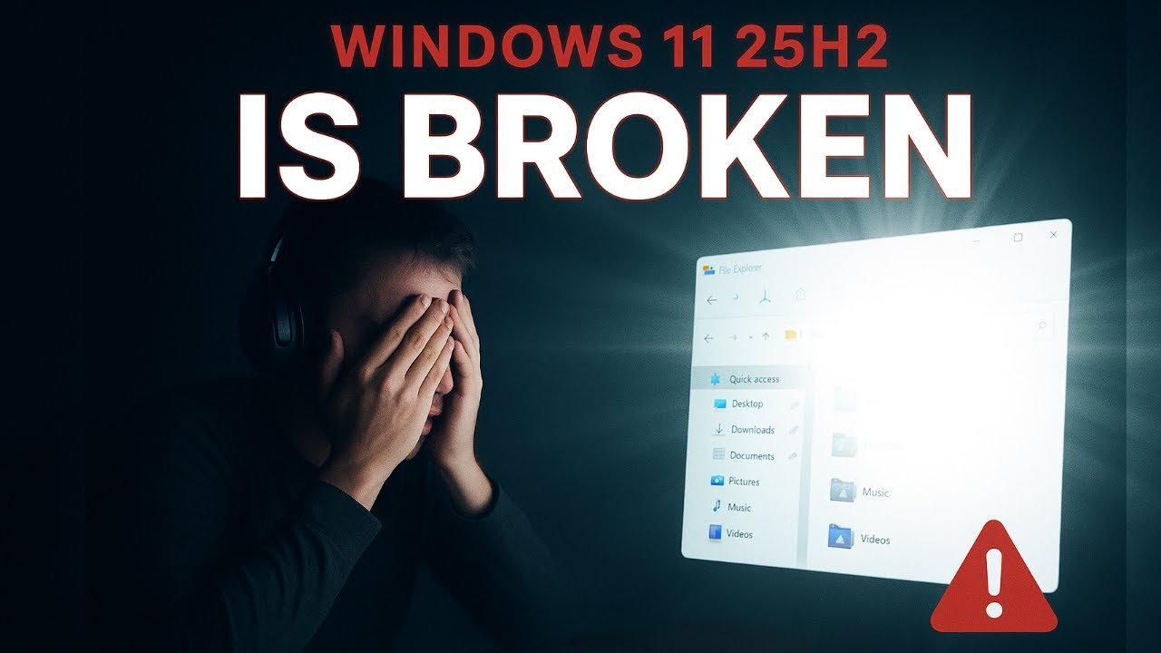 Windows 11 25H2 прямо сейчас ломает ПК (вот что на самом деле сломалось)