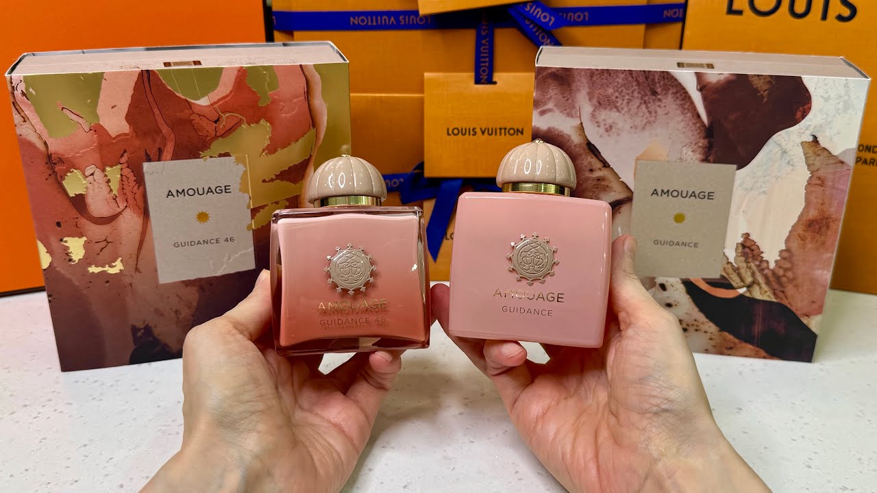 ASMR Satisfying Perfume Sounds | Amouage Guidance vs Guidance 46 | No Talking 