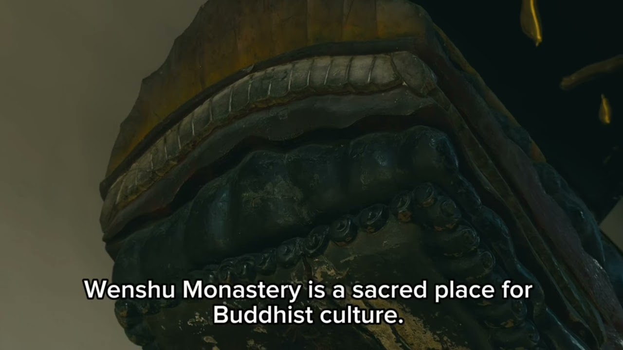 Wenshu Temple, a traditional Buddhist monastery in western China