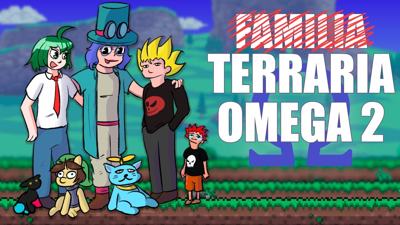 La Familia Terraria | Jugando con Varios Youtubers de Terraria | TERRARIA OMEGA 2 Ep. 1