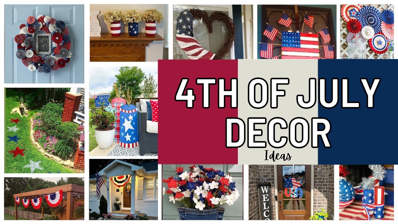 100 Fourth of July Home Decor Ideas | 4th of July wreath, Outdoor, Party, Door Ideas For 2024