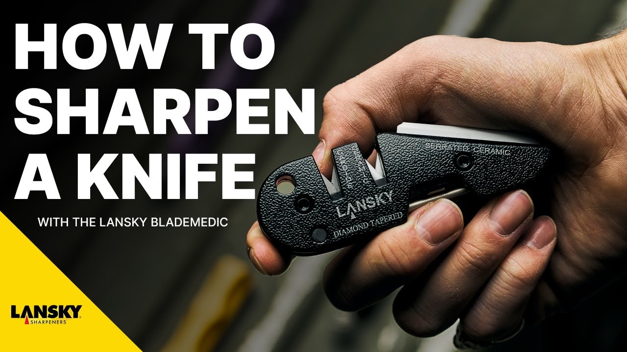 Как затачивать с помощью Lansky Blademedic