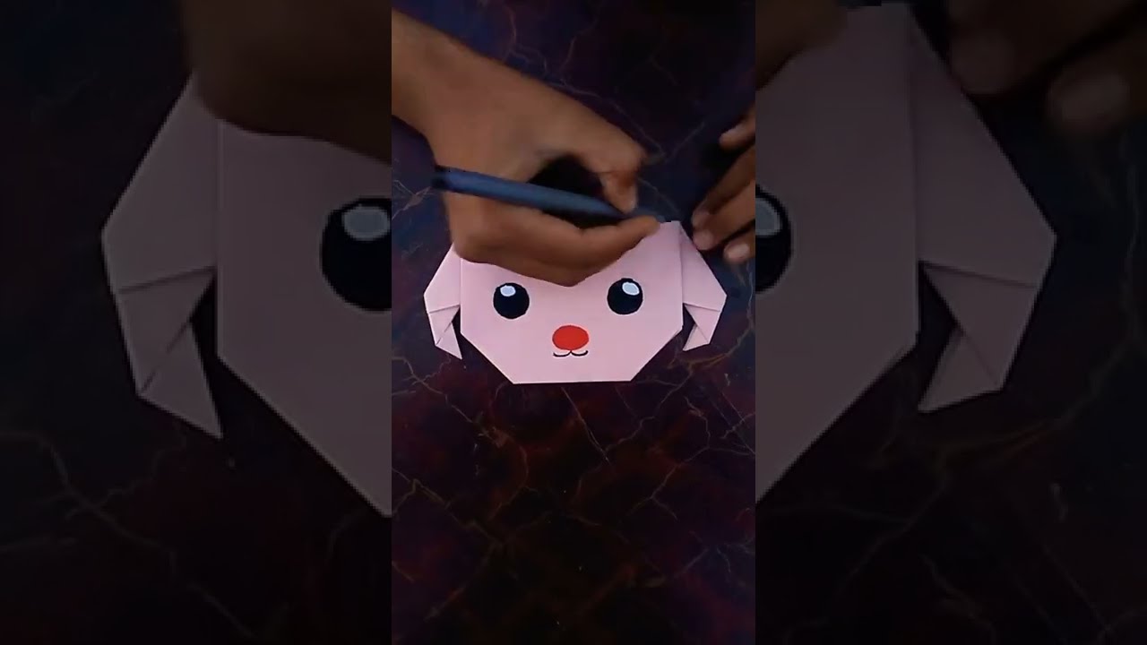 How can you make Sheep face 🐑 with colorful papers