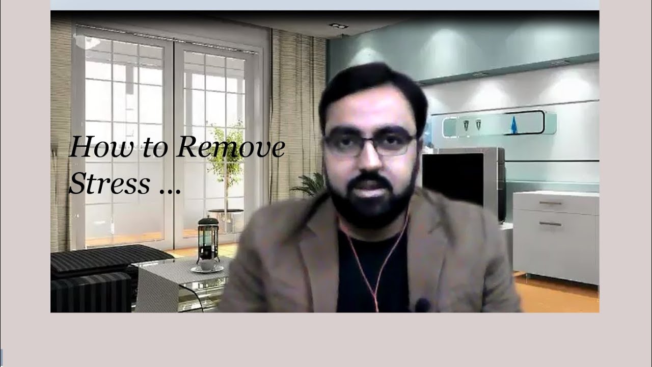 How to remove stress