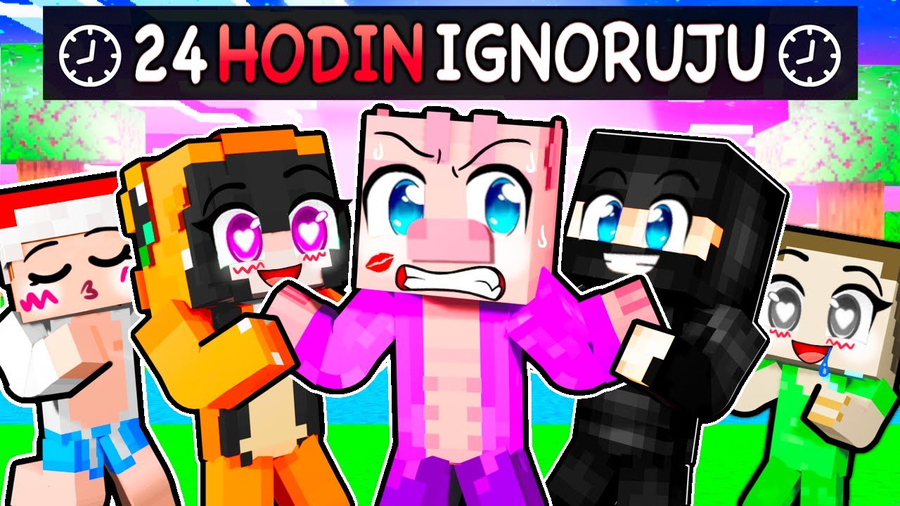Ignoruju BOUCHAL CREW 24 Hodin v Minecraftu!