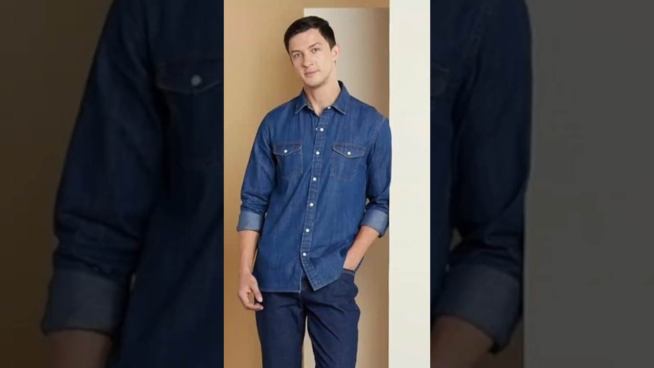 🔥 Symbol Men&rsquo;s Denim Shirt Review | Best Casual Cotton Shirt for Men 2025 | Amazon Finds