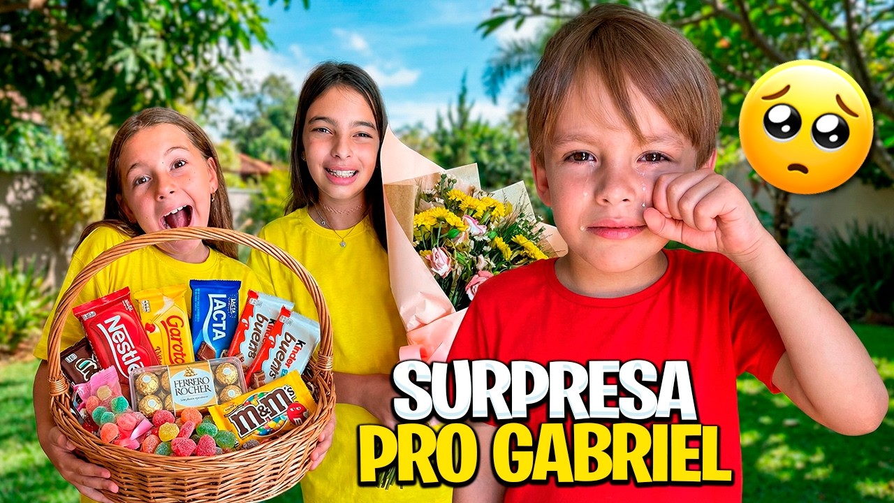 DIA ESPECIAL DO GABRIEL DE 5 ANOS. Ele ficou emocionado