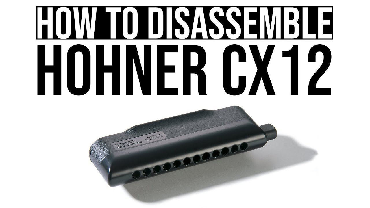 Disassembling the Hohner CX12 Harmonica