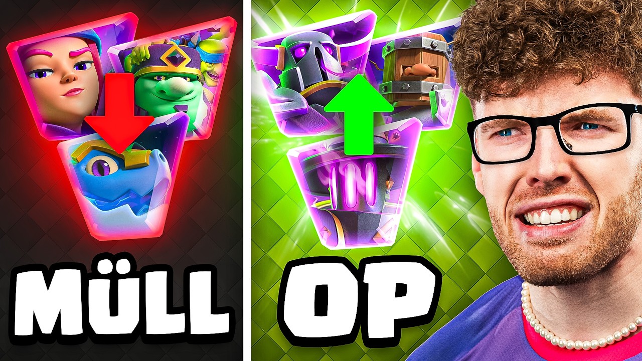 😱🤯ALLE EVOLUTIONEN BEWERTEN im AUGUST! (Schlecht bis OP) | Clash Royale Deutsch