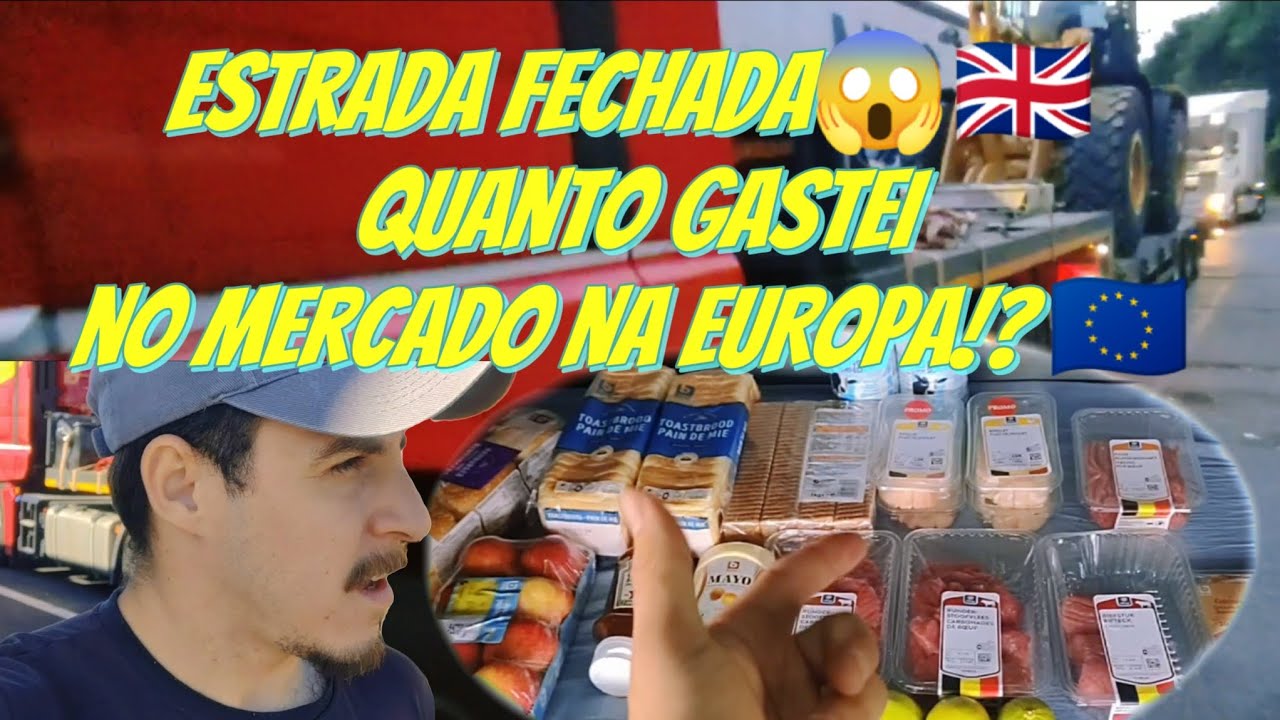 GASTOS NA ESTRADA (MOTORISTA NA EUROPA 🇪🇺😅)
