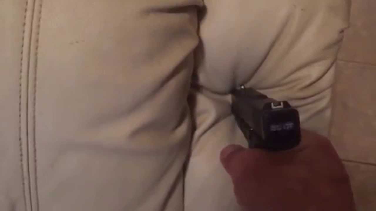 Contact Shot with a Glock