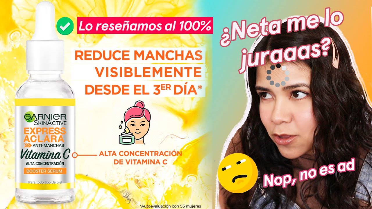 SUERO DE VITAMINA C DE GARNIER 🍋✨ *ACLARA EN 3 DÍAS* ¿APOCOO?