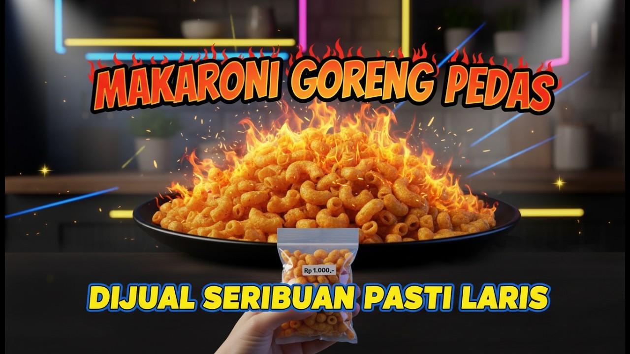 RESEP MAKARONI GORENG PEDAS - DIJUAL SERIBUAN PASTI LARIS!!