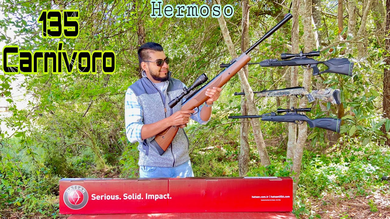 Hatsan Mod 135 Vortex QE .22 Carnivore(español