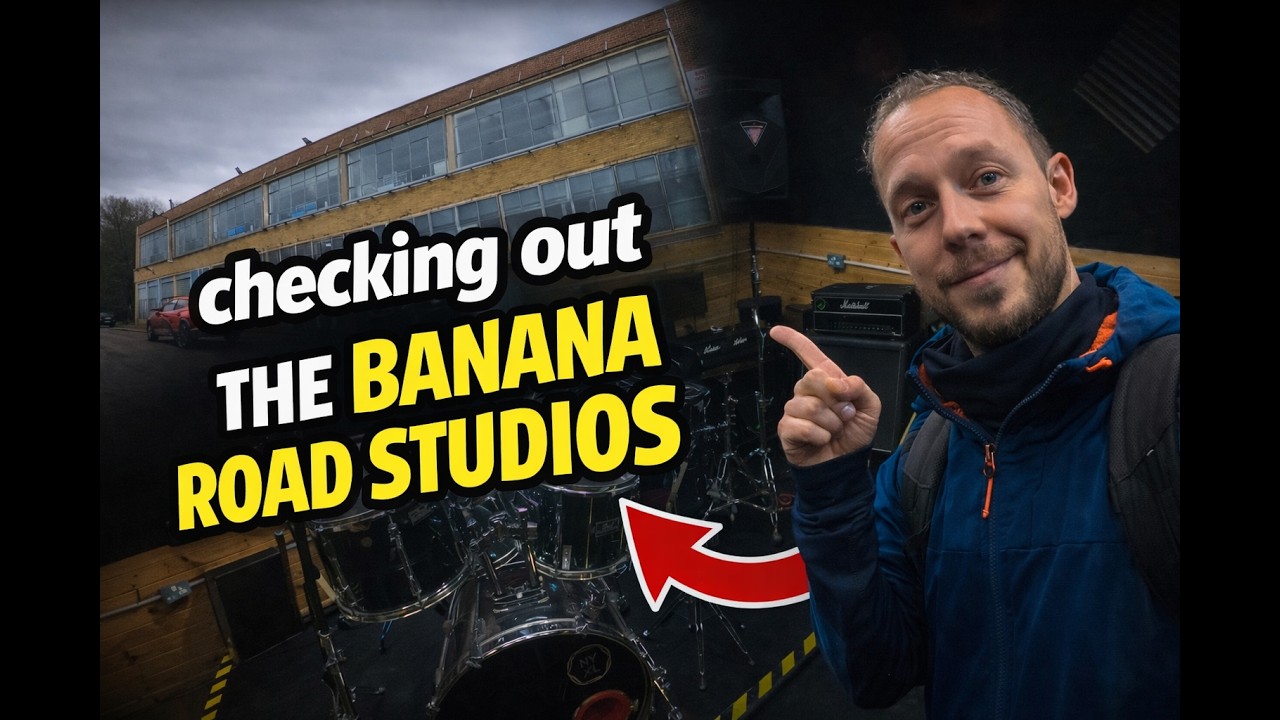 Solo Drummer Explores the Banana Road studios