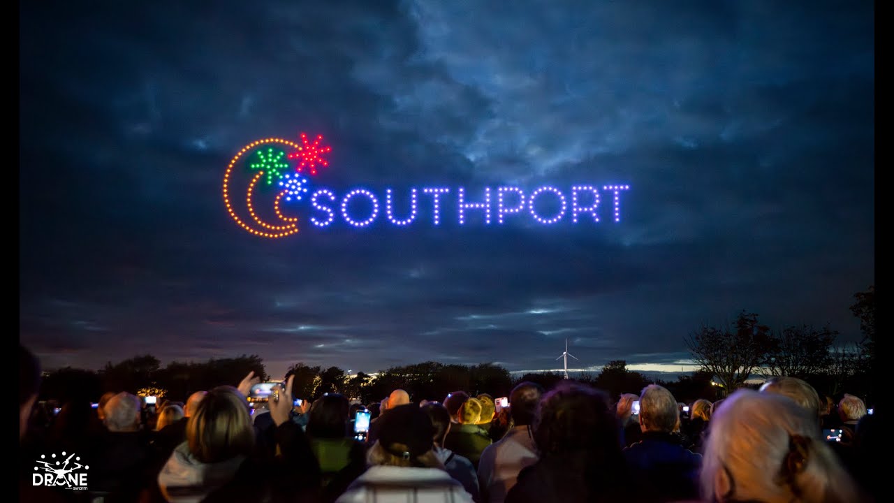 British Musical Firework Championships - Drone Light Show by DroneSwarm®