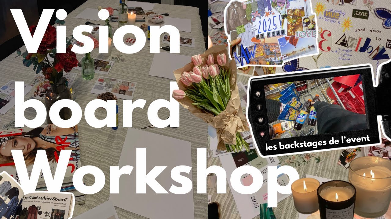MANIFESTATION GIRL ERA ✨ : ON ORGANISE UN VISION BOARD WORKSHOP - English subtitles