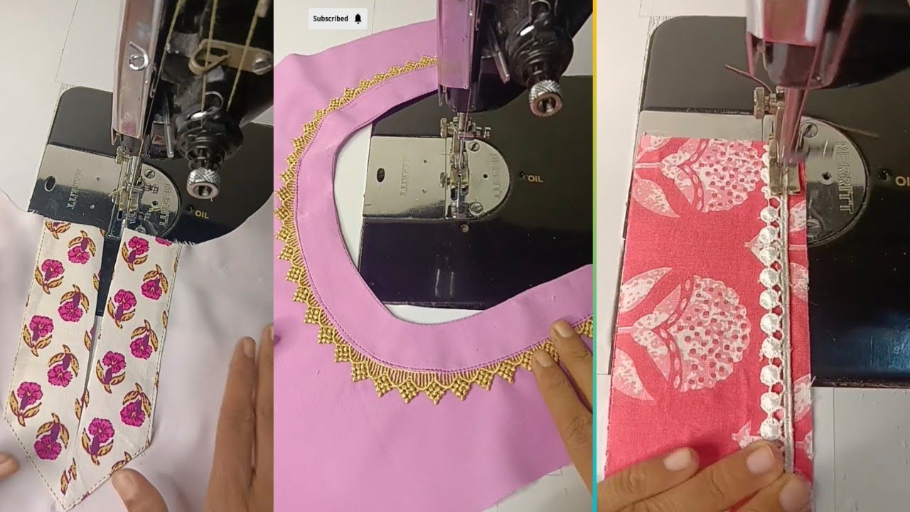 Sewing Tips And Tricks ❤ Sempal Sleeve And Neck Design/ sleeves/ neck design🪡subscribe to my channel