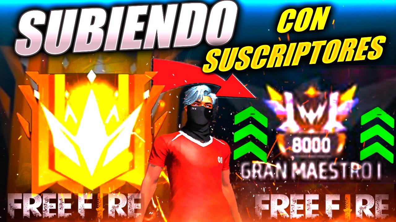 JUGANDO CON SEGUIDORES🔥 SUBIENDO AL top EN BR🔥MAESTRO 12K DE puntos #freefireenvivo #freefire #sorts