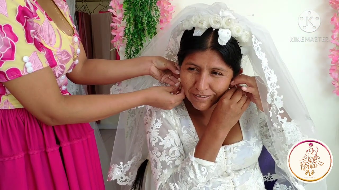 Vistiendo a Novia Cholita desde La Piquito de Oro Boutique