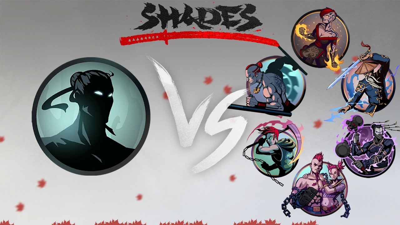 Shadow Fight Shades all BOSS Act 2 #shadowfight #shadowfight2