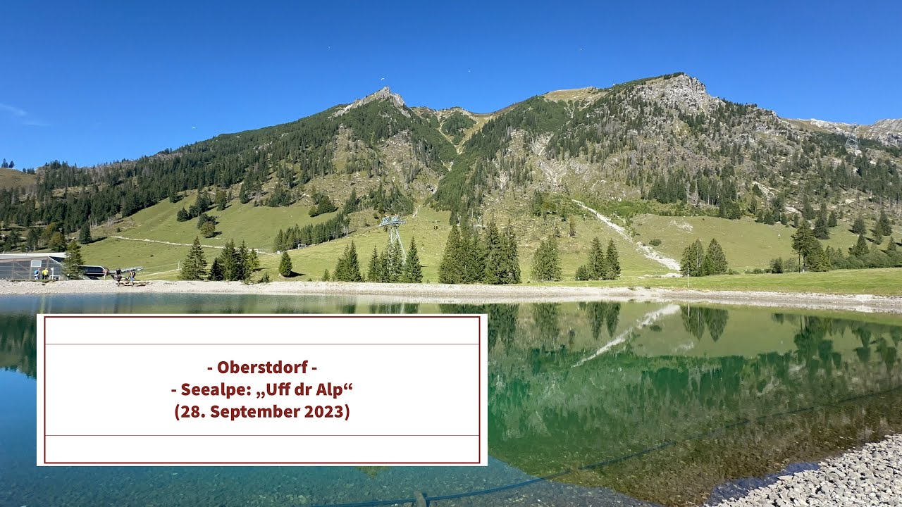 Oberstdorf - Rundweg „Uff dr Alp“ (28. September 2023)