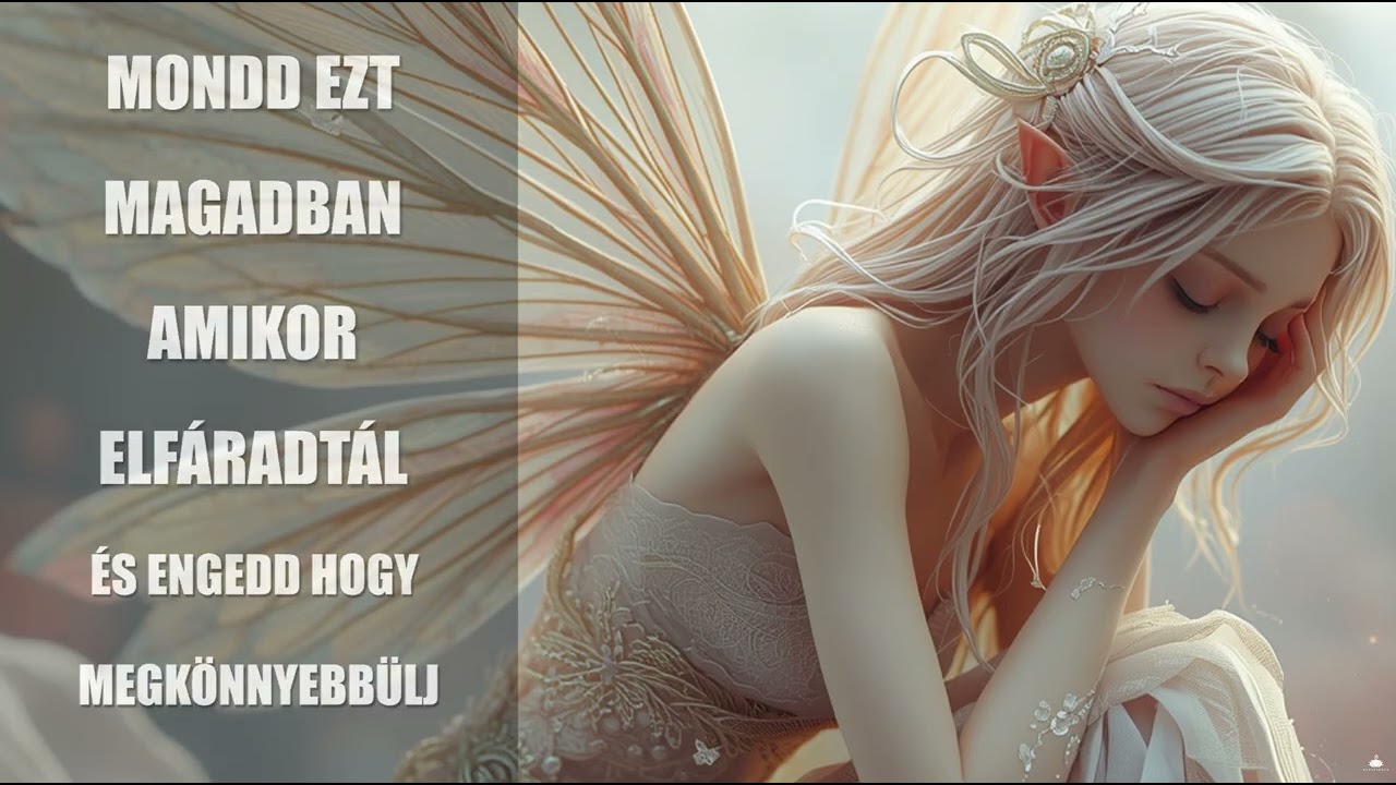 Mondd ezt magadban, amikor már elfáradtál és engedd, hogy megkönnyebbülj