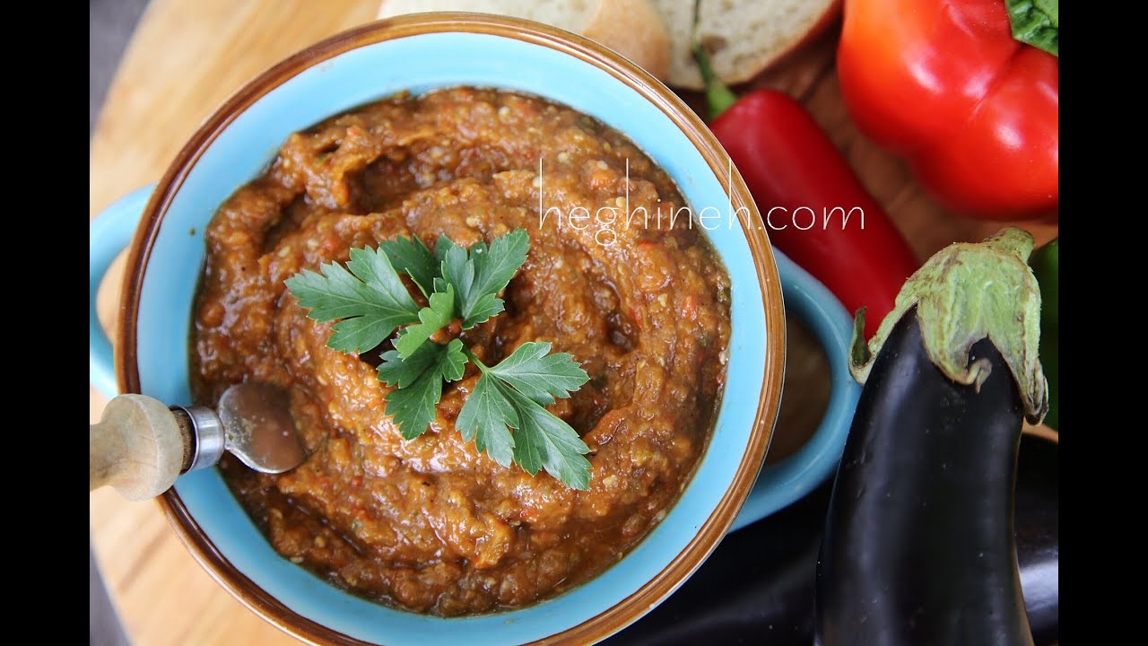 Как приготовить баклажановый дип - Баклажановая паста - Кулинарное шоу Heghineh