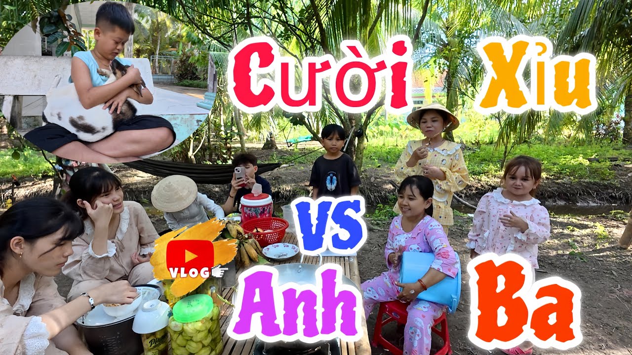Hậu Trường Của Biệt Đội T&iacute; Hon Sau Khi L&agrave;m Chuối Chi&ecirc;n & M&agrave;n Tấu H&agrave;i Của Anh Ba C&ugrave;ng B&ograve; Sữa || HTH