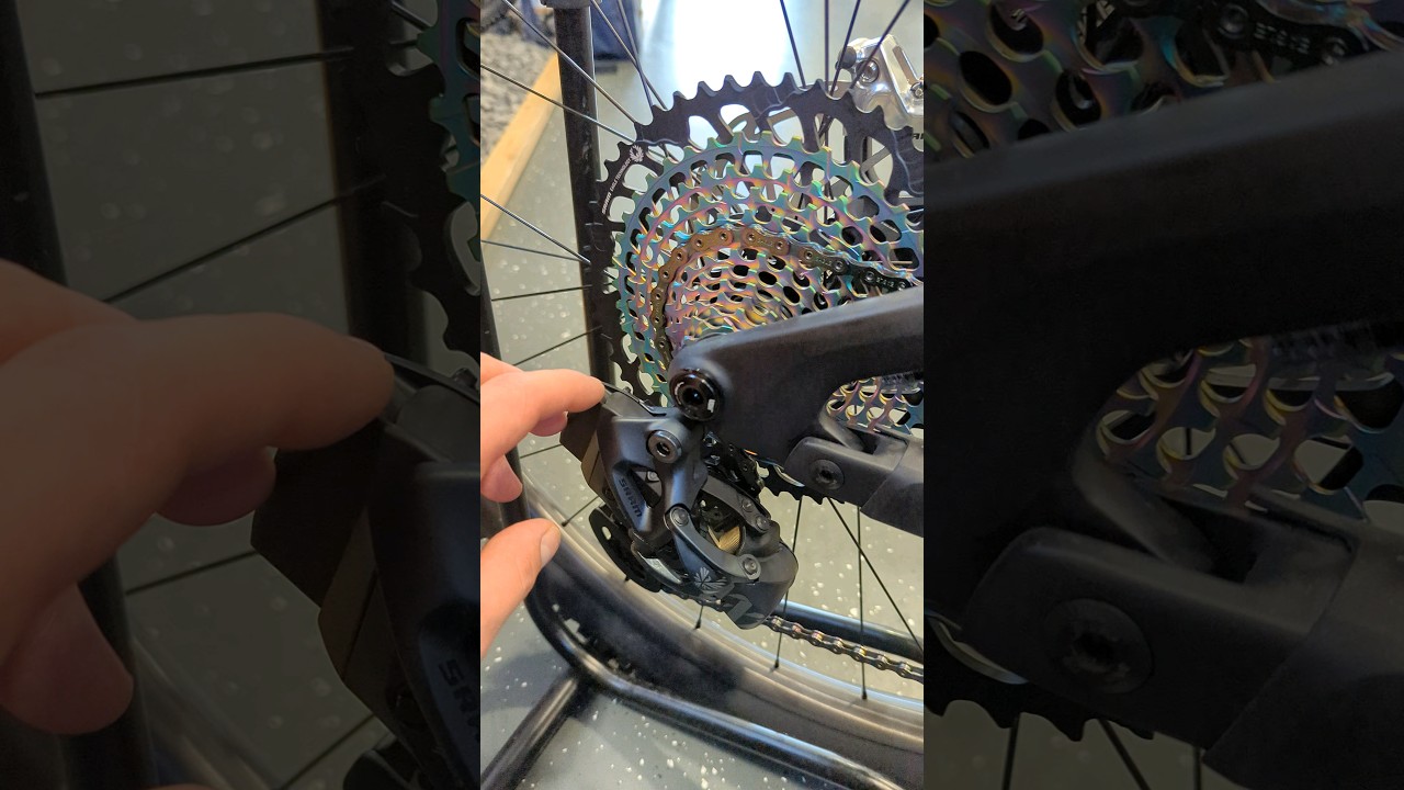 SRAM XX1 Eagle AXS - how to take off your battery 