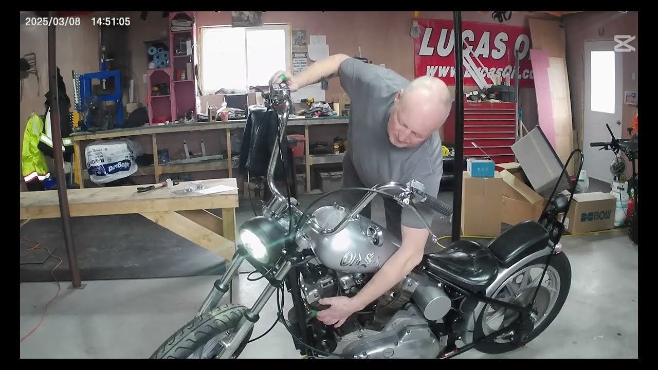hardtail ironhead sportster walk around